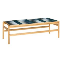 HÜBSCH - Table basse en bois carrelée, Moif