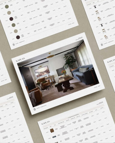 IDECO studio - Modèles de cahier des charges et planification du mobilier, des accessoires et des équipements.