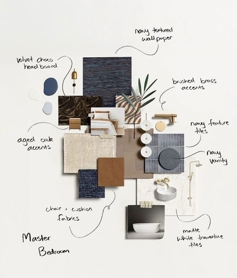 Material board ou planche de matériaux pour bien sélectionner ses produits