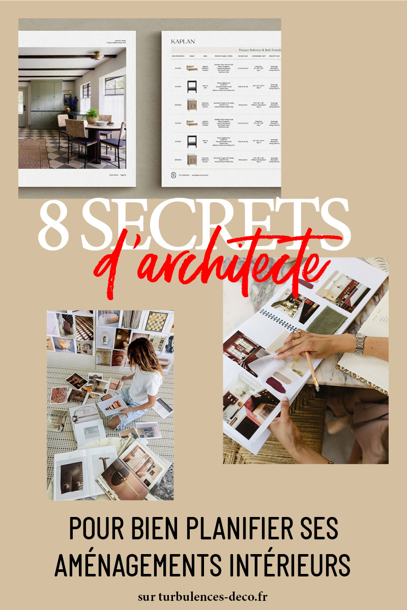 8 secrets d'architecte d'intérieur pour bien planifier ses aménagements à découvrir sur Turbulences Déco