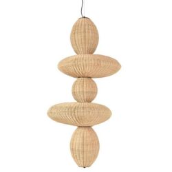VERMISSEN - Suspension en rotin naturel, Bubbles