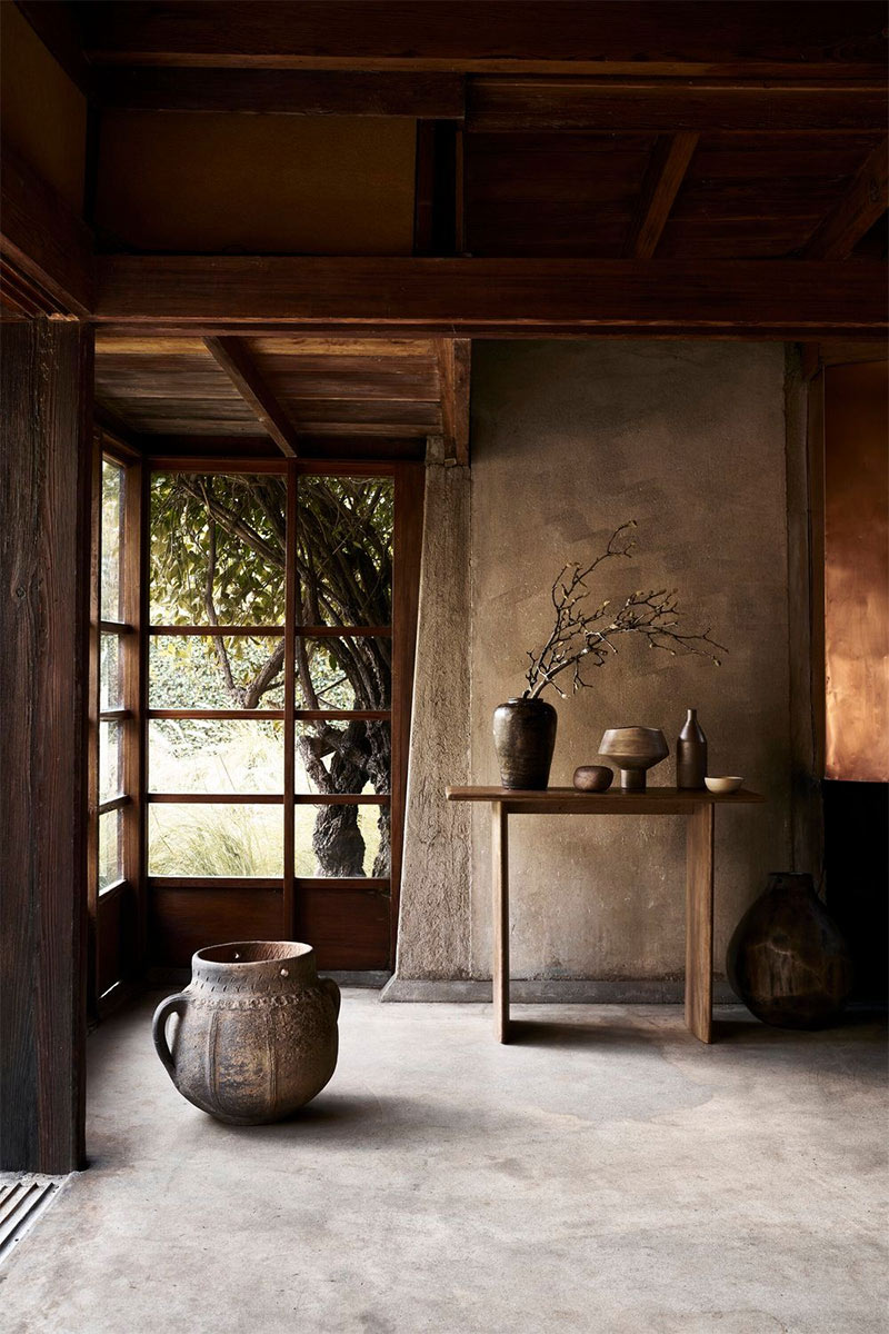 Un décor wabi sabi par Colin King Un décor wabi sabi par Colin King
