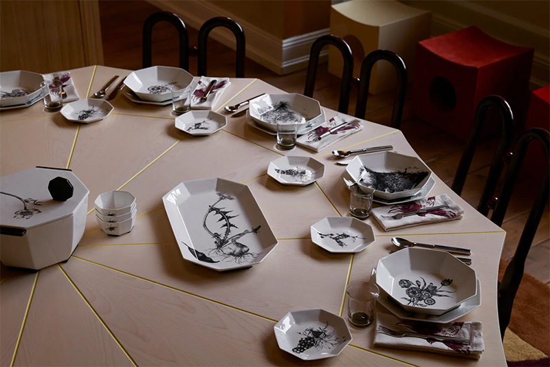 THE ALDIQUÀ COLLECTION, réalisée par l'artiste Francesco Snote. Campagne Zara Home x Baisi & Guadagnino : THE ALDIQUÀ COLLECTION, réalisée par l'artiste Francesco Snote.