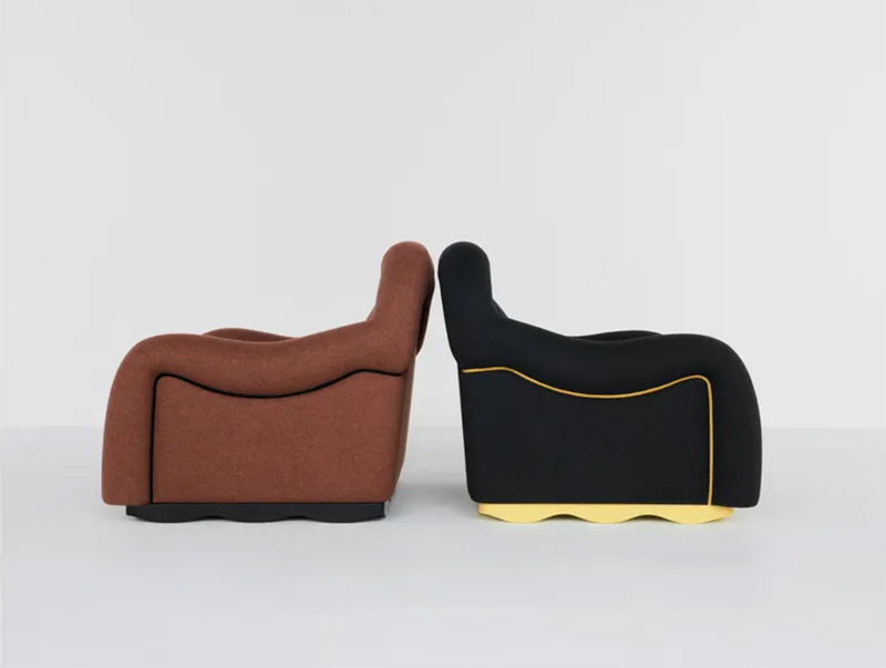 THE FAINTING ARMCHAIR en laine Campagne Zara Home x Baisi & Guadagnino : THE FAINTING ARMCHAIR en laine